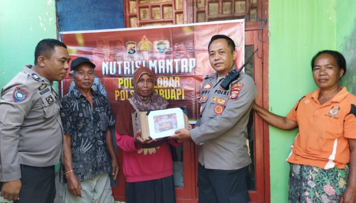 Polsek Labuapi Salurkan Bantuan Nutrisi untuk Warga Disabilitas