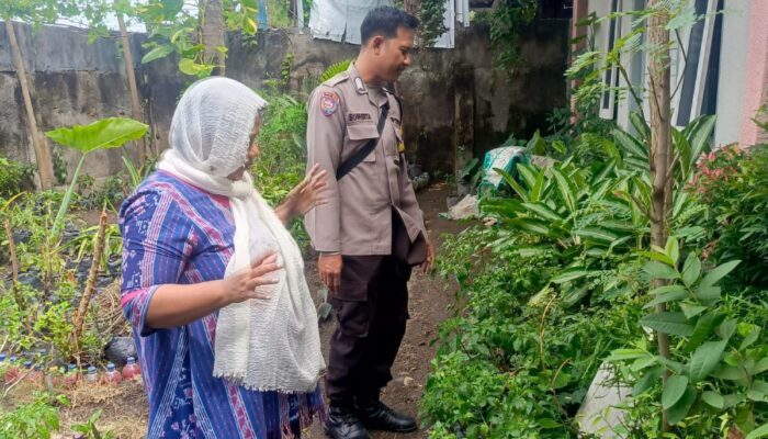 Bhabinkamtibmas Perampuan Dorong Ketahanan Pangan Lewat DDS