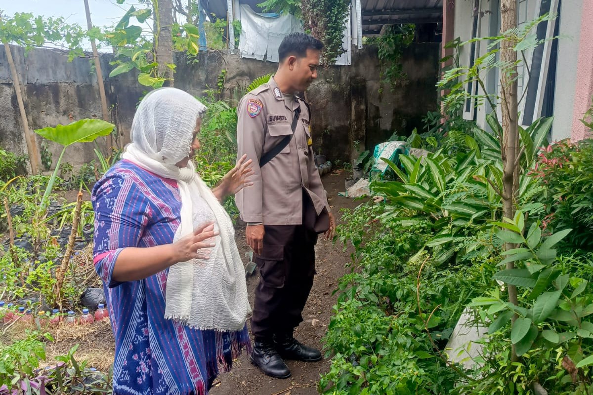Bhabinkamtibmas Perampuan Dorong Ketahanan Pangan Lewat DDS