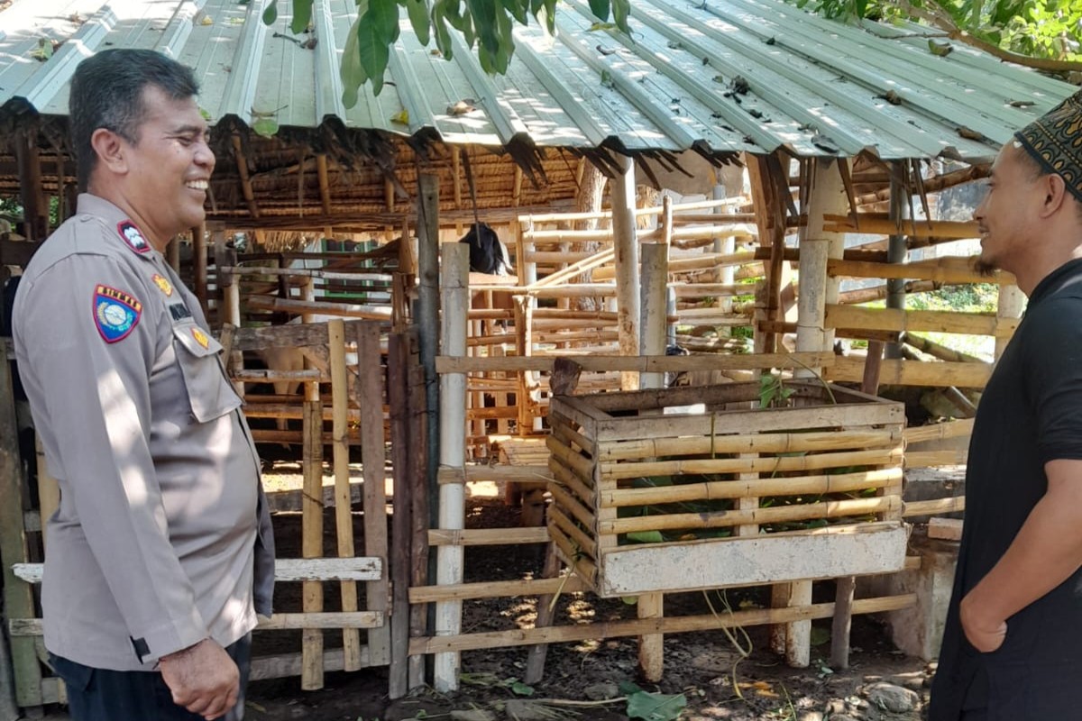 Polsek Batulayar Dorong Ketahanan Pangan Lewat Edukasi Warga Desa Senggigi