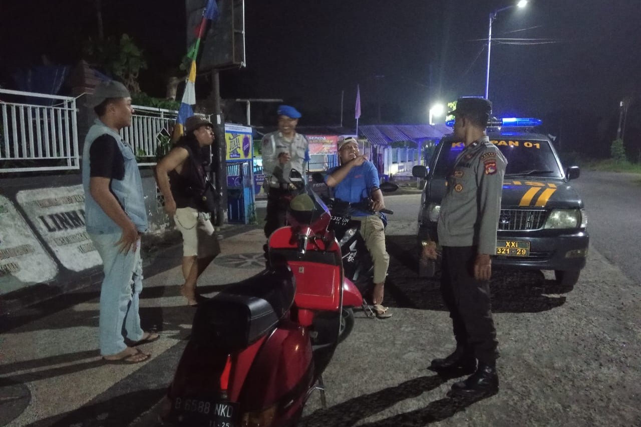 patroli, kamtibmas, polsek, kuripan, lombok, polri, keamanan, masyarakat, humanis, kriminalitas