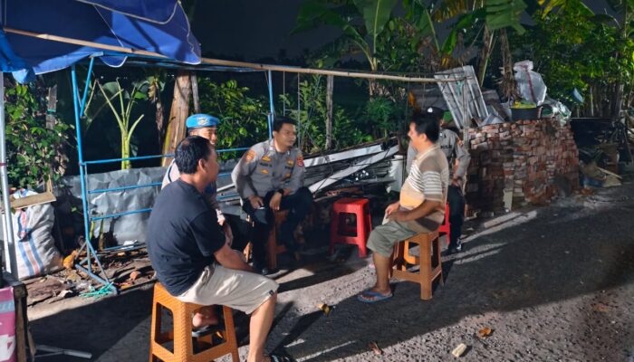Polsek Kediri Perkuat Patroli Dialogis untuk Jaga Kamtibmas