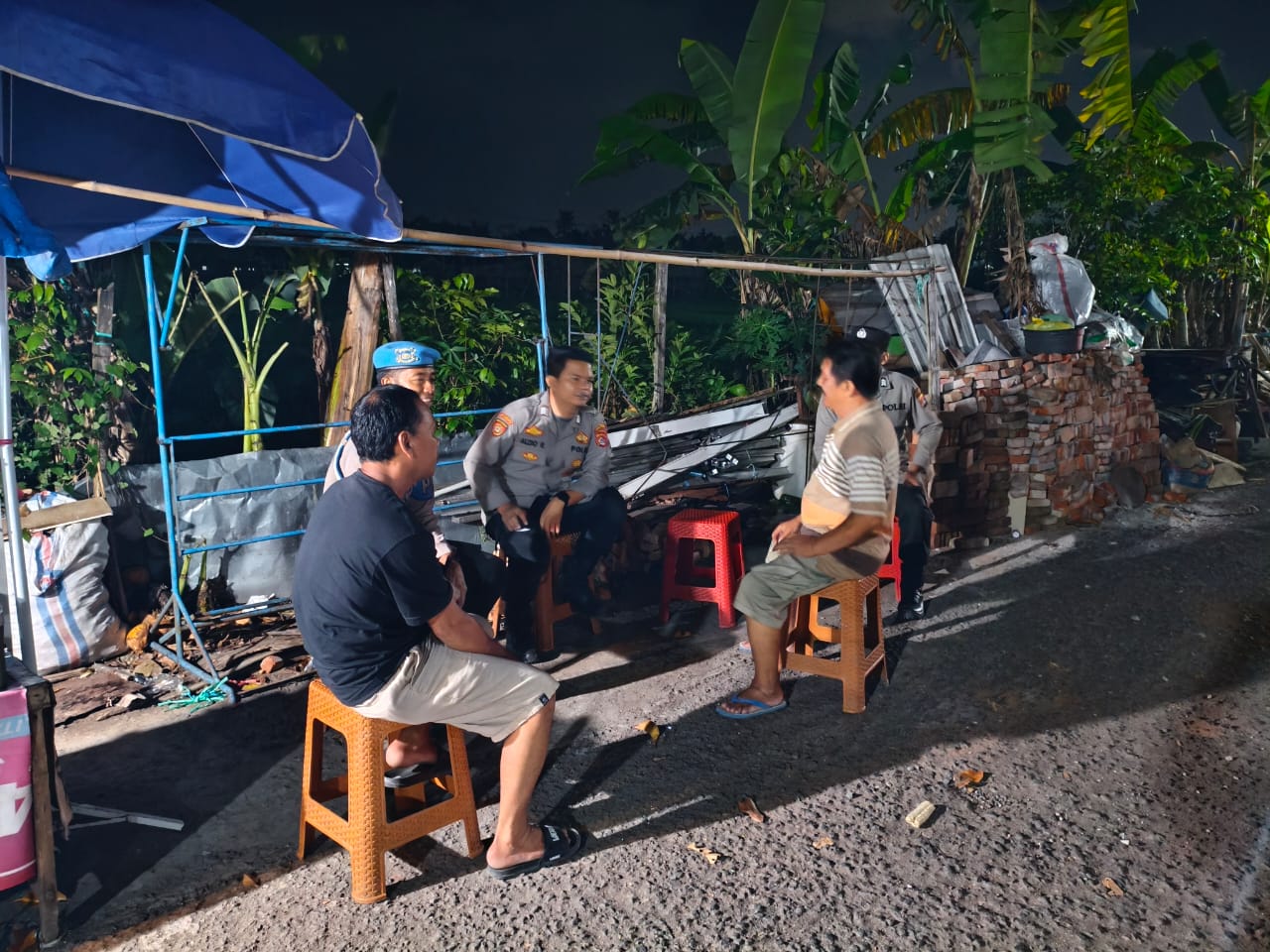 Polsek Kediri Perkuat Patroli Dialogis untuk Jaga Kamtibmas
