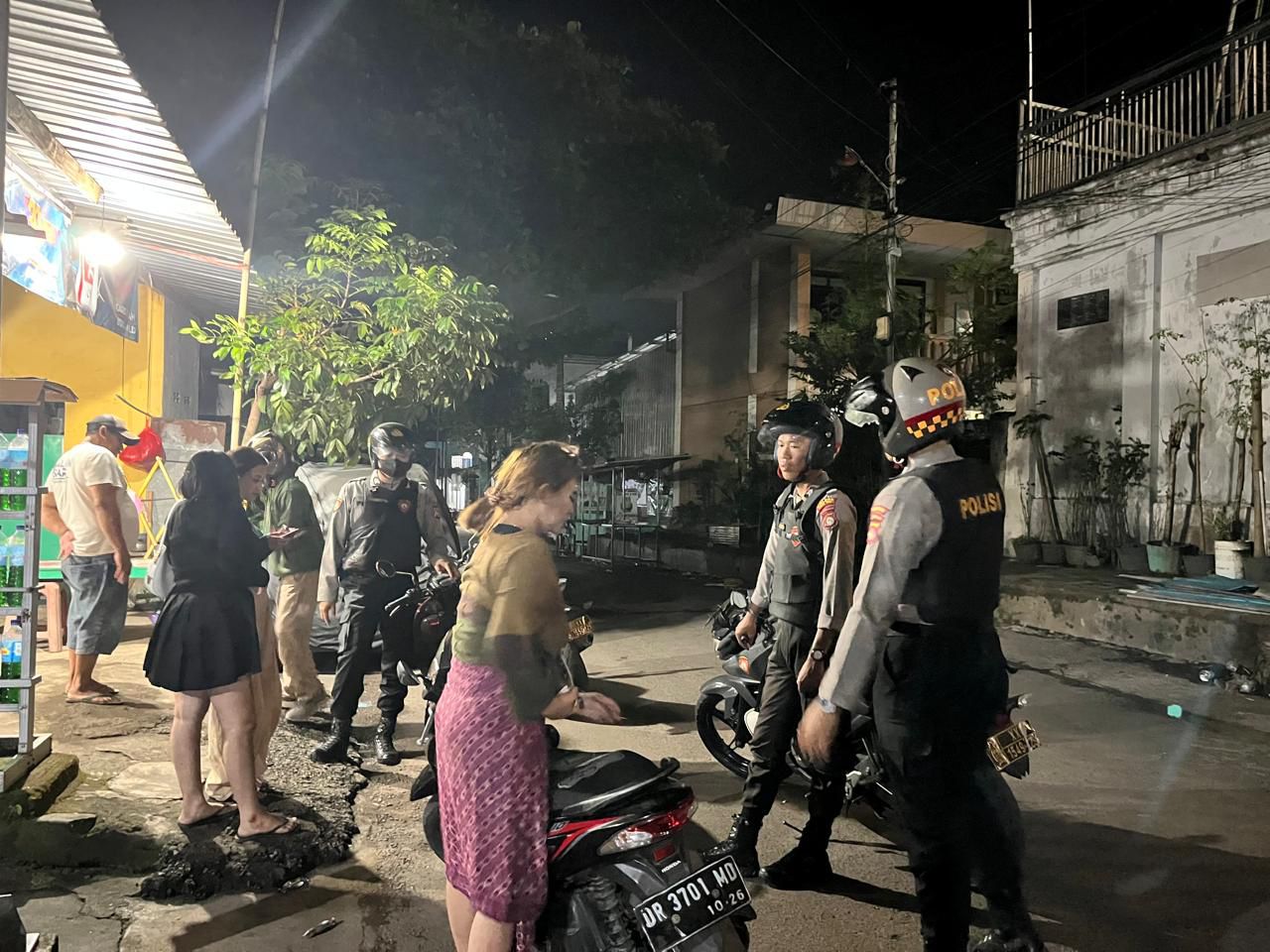Patroli Perintis Presisi Polres Lombok Barat Intensifkan Pencegahan 3C dan Balap Liar Dini Hari