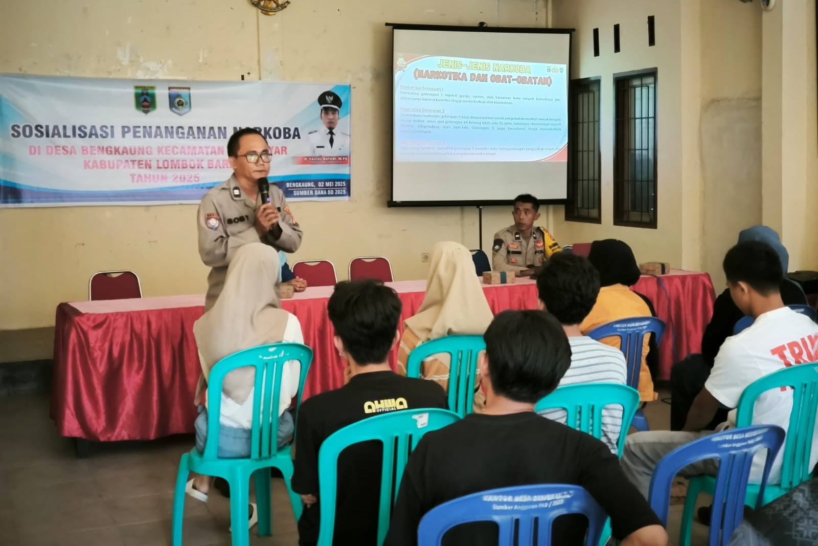 Sinergi Polri dan PKK Desa Bengkaung dalam Edukasi Anti Narkoba