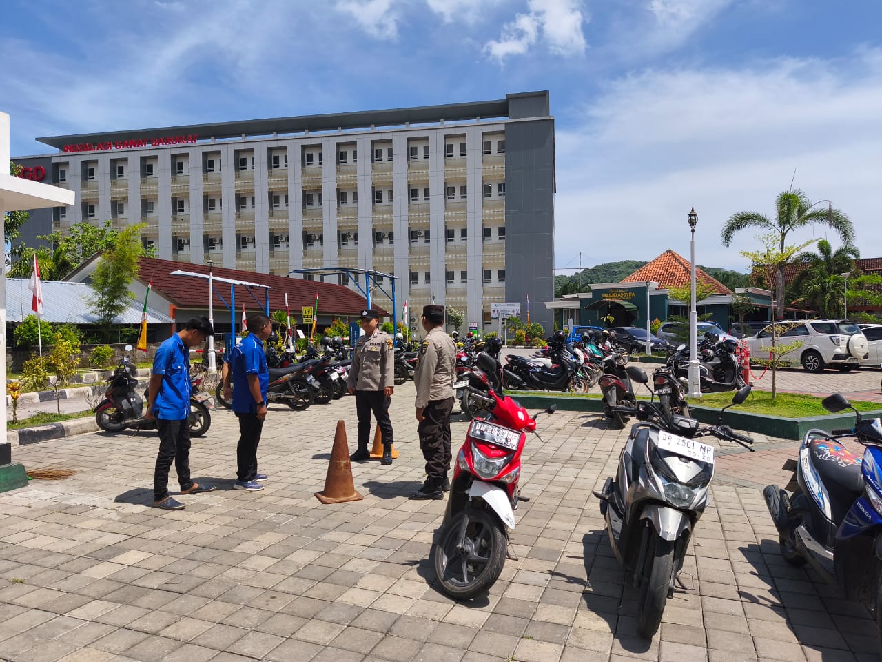 Polsek Gerung Tingkatkan Patroli di Objek Vital, Antisipasi Gangguan Keamanan dan Premanisme