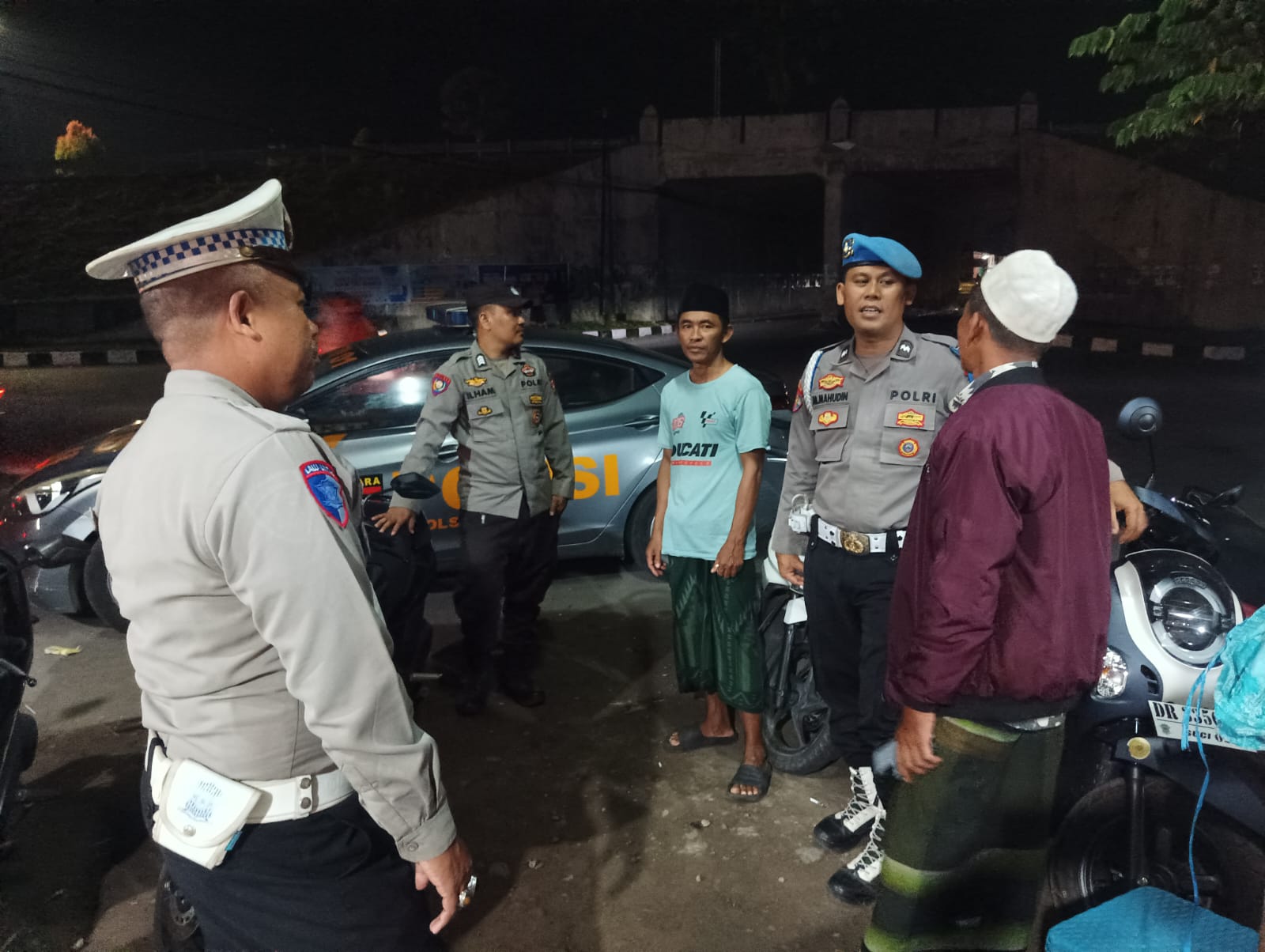 Polsek Kediri Intensifkan Patroli Malam di Jalur Wisata Banyumulek