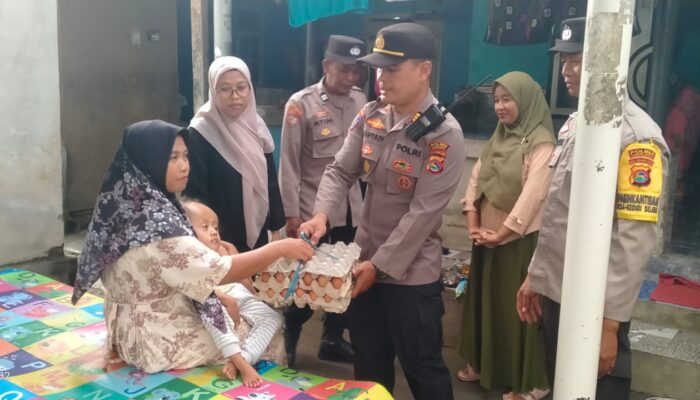Polsek Kediri Aktif Tekan Stunting melalui Program Jumat Berkah
