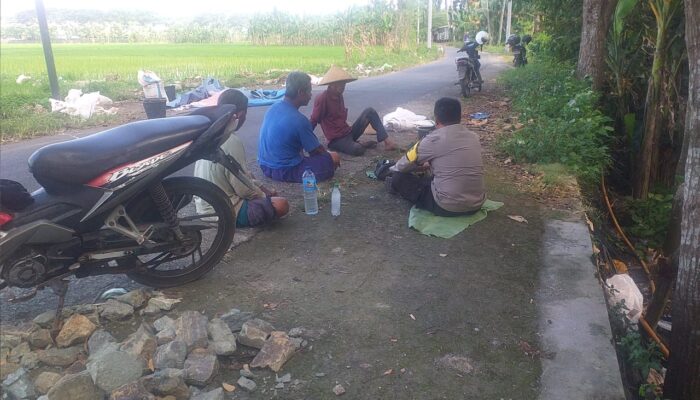 Polsek Kuripan Dukung Ketahanan Pangan dengan Kunjungan ke Petani Desa Jagaraga