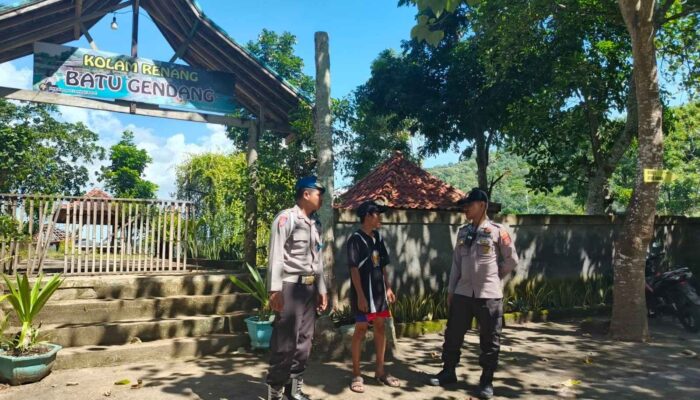 Polsek Kuripan Tingkatkan Patroli Wisata dan Imbauan Cuaca Ekstrem