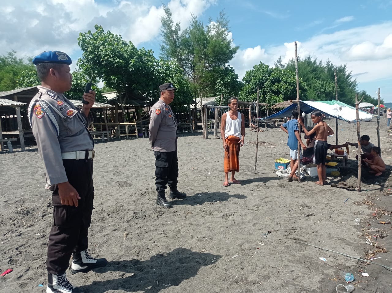 Upaya Preventif Polsek Lembar Antisipasi 3C di Area Wisata