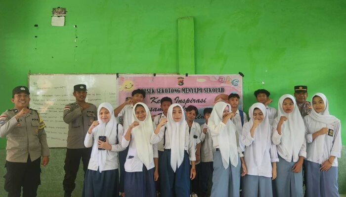 Polsek Sekotong Edukasi Santri Bahaya Narkoba dan Bullying di MTs Bertong