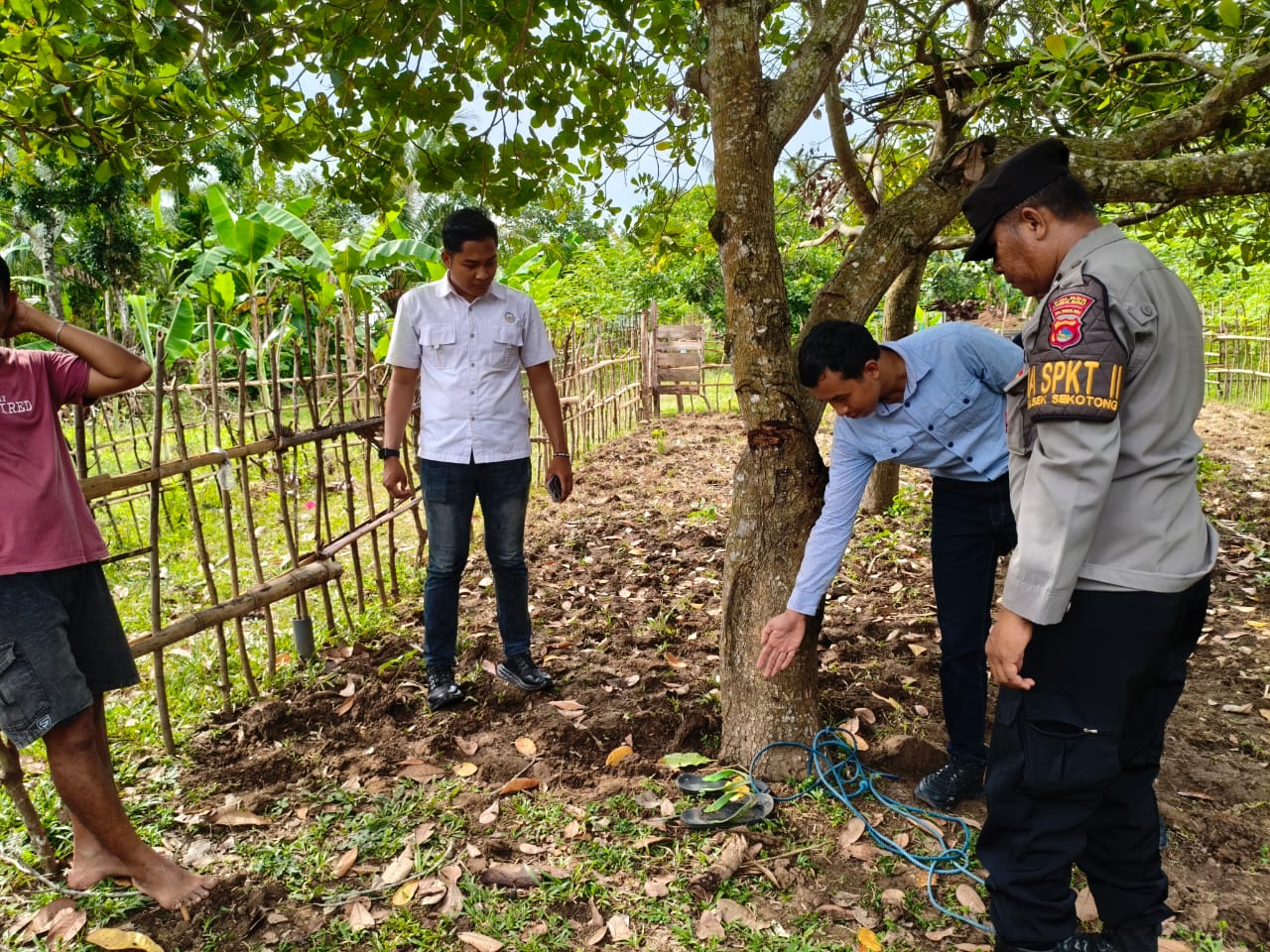 Warga Pengantap Ditemukan Meninggal Dunia di Kebun Sekotong, Keluarga Korban Tolak Autopsi
