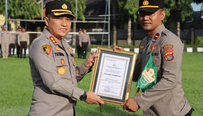 Polres Lombok Barat Apresiasi Kinerja Unggul Personel dan Polsek Terbaik