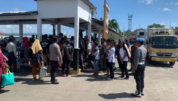 Keamanan Penyeberangan di Pelabuhan Lembar Tetap Terjaga saat Libur Panjang