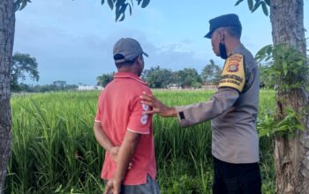 Bhabinkamtibmas Kuripan Ajak Warga Manfaatkan Lahan Kosong