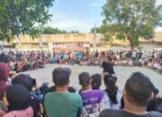 Pengamanan Ketat Road Show Peresean di Lombok Barat Berjalan Lancar