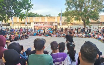 Pengamanan Ketat Road Show Peresean di Lombok Barat Berjalan Lancar
