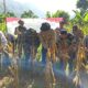 Polsek Batulayar Kawal Panen Jagung di Senggigi