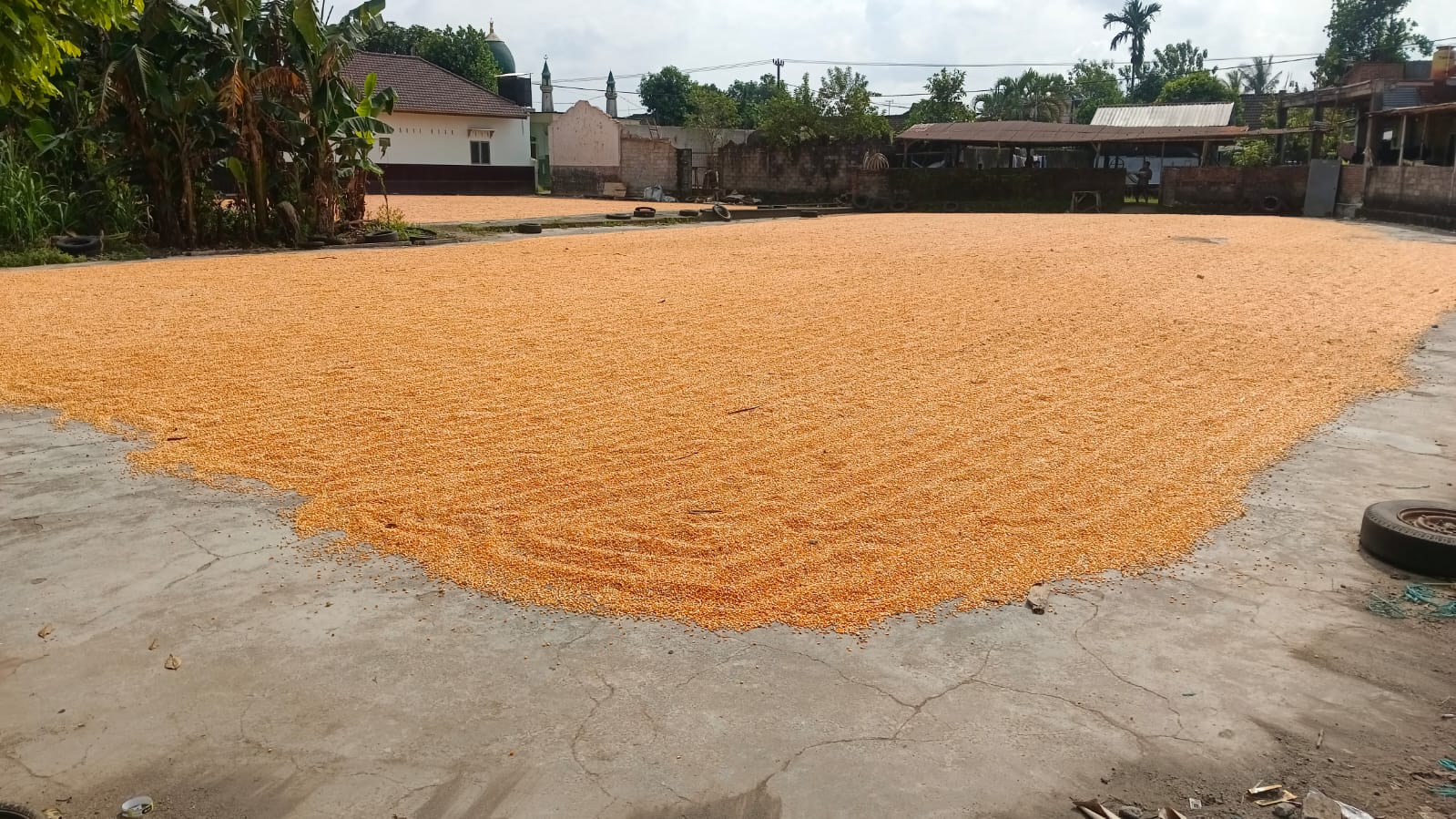 Pengawasan Gudang Jagung oleh Polsek Gerung Dukung Program Pangan