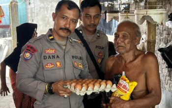 Program Nutrisi Mantap, Polres Lombok Barat Ringankan Beban Warga