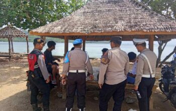 Jaga Keamanan Wisata, Polsek Sekotong Giatkan Patroli Rutin