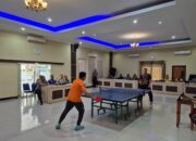 Semarak Final Tenis Meja Polres Lombok Barat HUT Bhayangkara ke-79