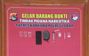 Residivis Pengedar Sabu Ditangkap di Lombok Barat