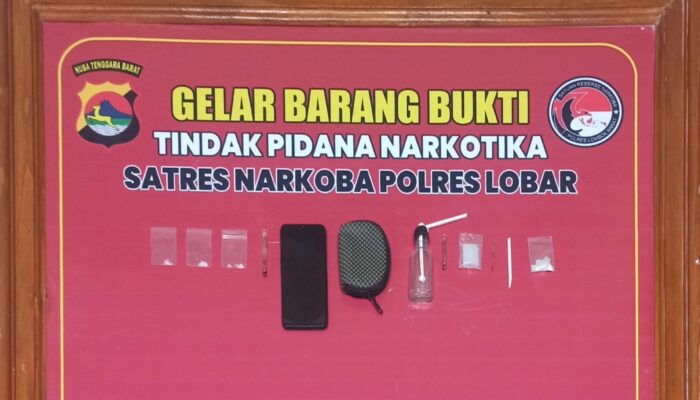 Polres Lombok Barat Ungkap Peredaran Sabu Antarwilayah