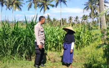 Sinergi Polri dan Petani Eyat Mayang Perkuat Ketahanan Pangan Nasional