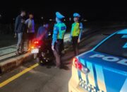 Patroli Malam di Bypass BIL, Satlantas Lombok Barat Cegah Balap Liar dan Kejahatan