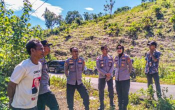 Sinergi Polda NTB dan Polres Lombok Barat Tinjau Lahan Ketahanan Pangan di Sekotong