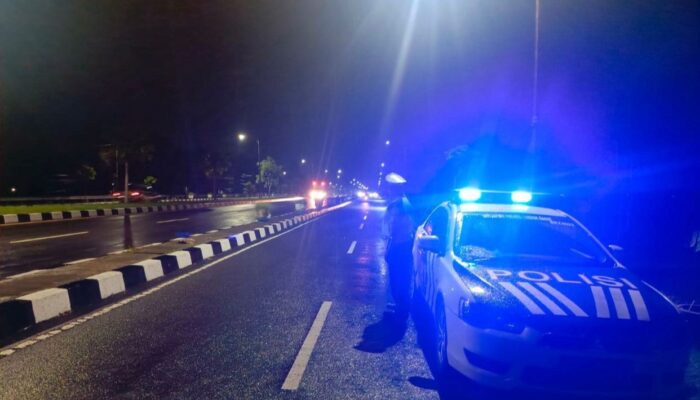 Jaga Kamtibmas, Satlantas Intensifkan Patroli Malam di BIL 1 dan BIL 2