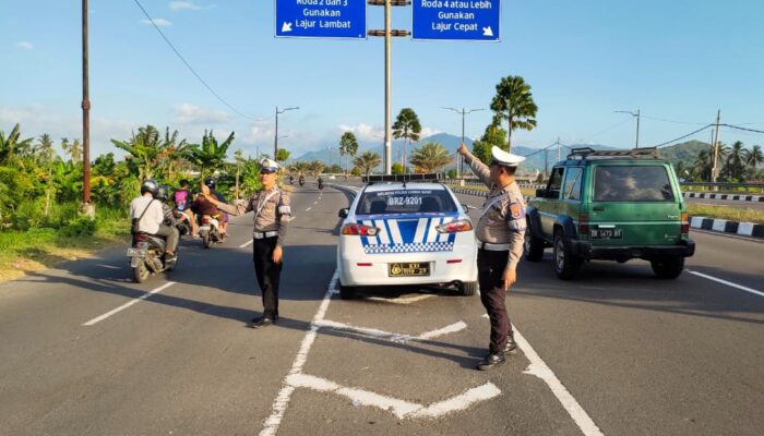 Polres Lombok Barat Intensifkan Pengawasan Jalur Strategis Bypass BIL
