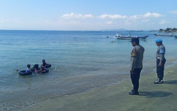 Polsek Sekotong Perketat Patroli Wisata Pantai Elak-Elak demi Keamanan Wisatawan
