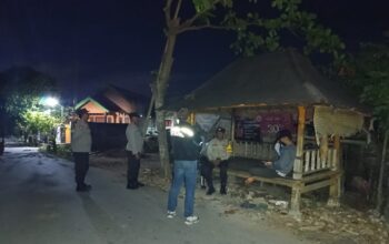 Cegah Pencurian Ternak, Polsek Gerung Intensifkan Patroli di Desa Kebon Ayu