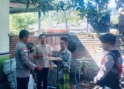 Hadir untuk Warga, Polsek Sekotong Bagikan Bantuan Nutrisi di Dusun Bertong Barat