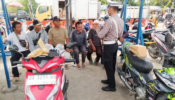 Satlantas Lombok Barat Rangkul Komunitas Ojek Bagik Polak untuk Keselamatan Berlalu Lintas