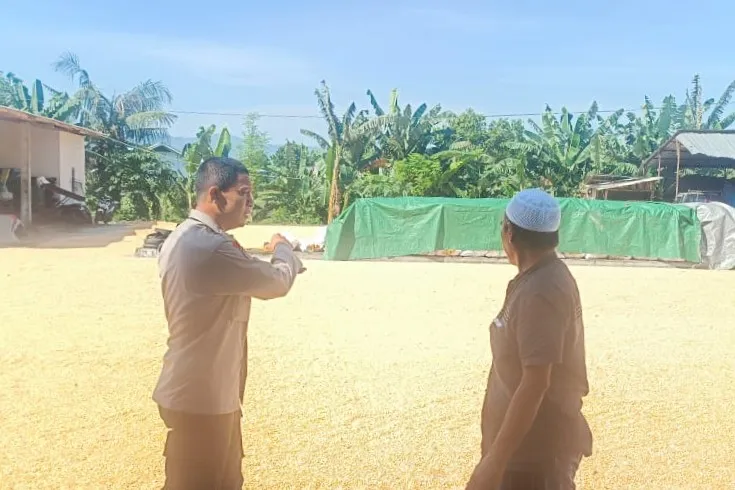 Sinergi Polisi dan Petani Jaga Pasokan Jagung di Lombok Barat