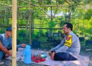 Bhabinkamtibmas Labuapi Dorong Warga Bajur Tanam Sayuran, Jamin Pangan Keluarga