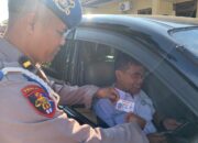 Operasi Gaktibplin Polres Lombok Barat Cek E-Teguran Humanis