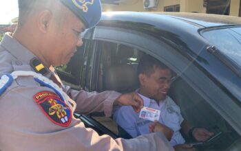 Operasi Gaktibplin Polres Lombok Barat Cek E-Teguran Humanis