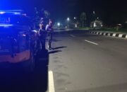 Antisipasi Kejahatan Malam, Sat Samapta Patroli ke Desa Rumak