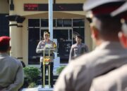 Kapolres Lobar Pimpin Upacara Korps Raport Akhir Tahun