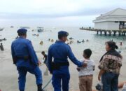 Pengamanan Ketat Pantai Batu Layar Pasca Tahun Baru