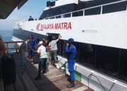 Amankan Wisatawan, Sat Polairud Jaga Ketat Pelabuhan Senggigi