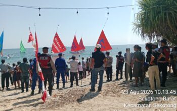 Polres Lombok Barat Amankan Event Perahu Layar di Pantai Elak-Elak