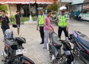 Satlantas Polres Lombok Barat Tertibkan Knalpot Brong di Batu Layar