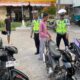 Satlantas Polres Lombok Barat Tertibkan Knalpot Brong di Batu Layar