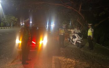 Satlantas Polres Lombok Barat Gelar Patroli Malam Cegah Kriminalitas